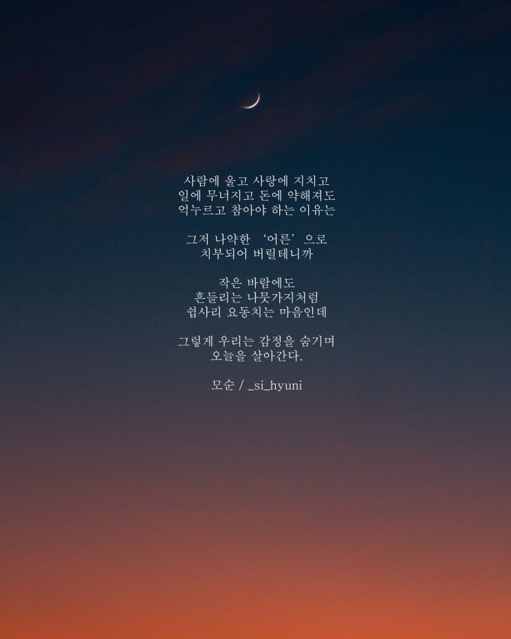  [글귀/에세이/배경화면]모순
