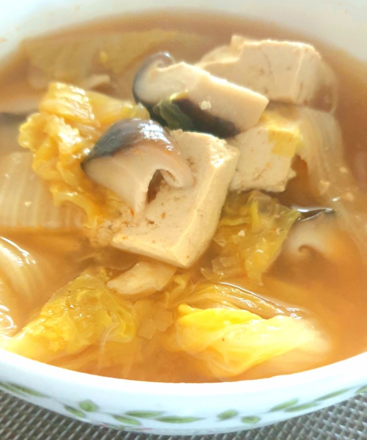  표고버섯 된장찌개 간단히 끓이는 법 (ft. 표고버섯의 효능)