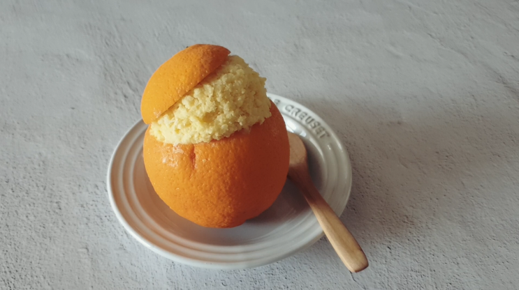 벨기에에서 먹었던 진짜 오렌지 아이스크림 만들기
