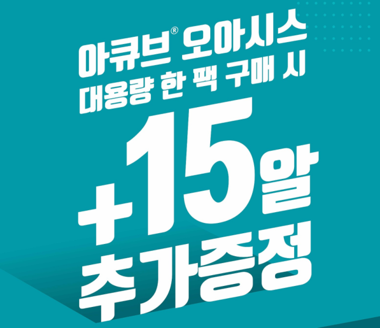  [내돈내산] 앞으로 난 4년 동안 아큐브 오아시스만 써야 한다 feat.으뜸50안경