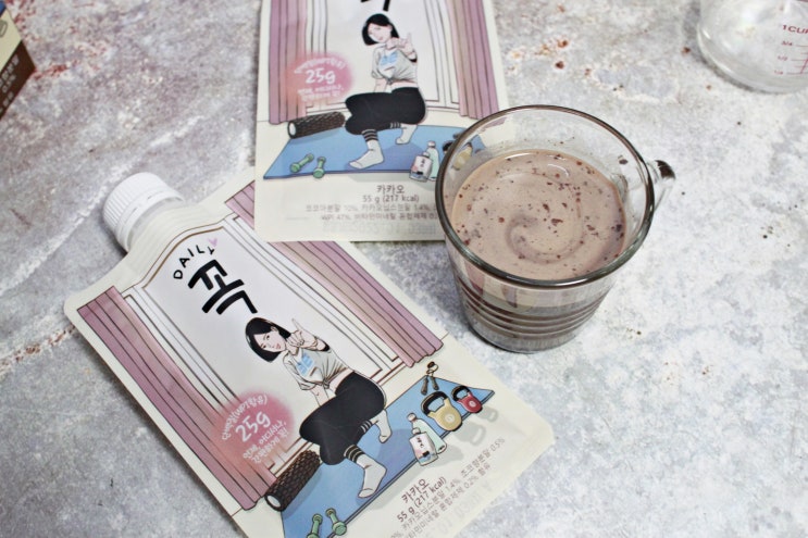  맛있는단백질쉐이크 데일리꼭카카오 운동필수품