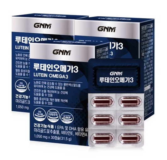  [GNM자연의품격]루테인+오메가3 효능·복용법·추천