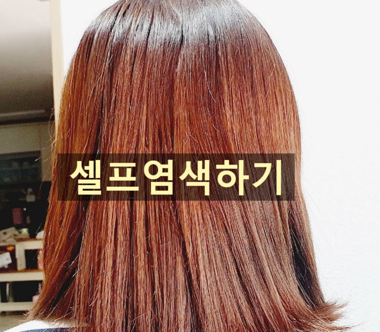  집에서 셀프염색 하기 셀프염색 꿀팁