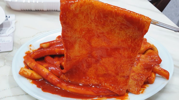  [미인떡볶이] SNS 핫한 40cm 롱 떡볶이 빨간맛