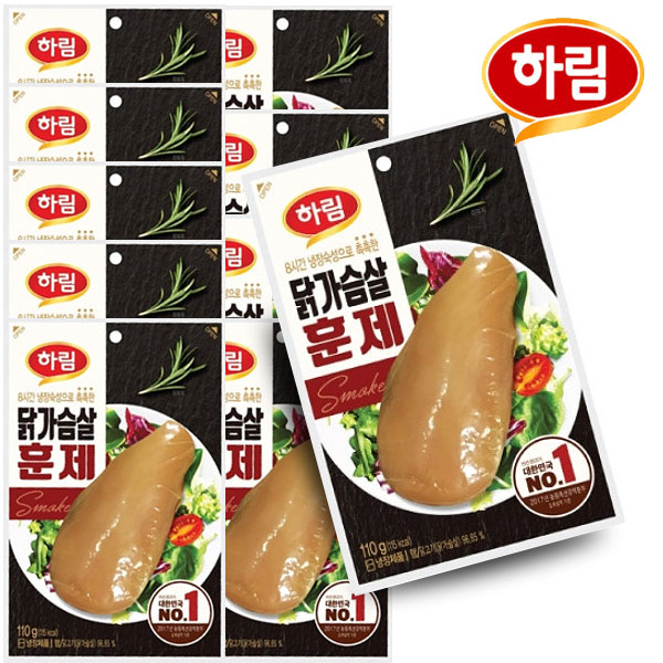 갓성비 좋은 하림 닭가슴살 훈제 100g 10개, 단품 추천해요 갓성비 좋은 하림 닭가슴살 훈제 100g 10개, 단품 추천해요