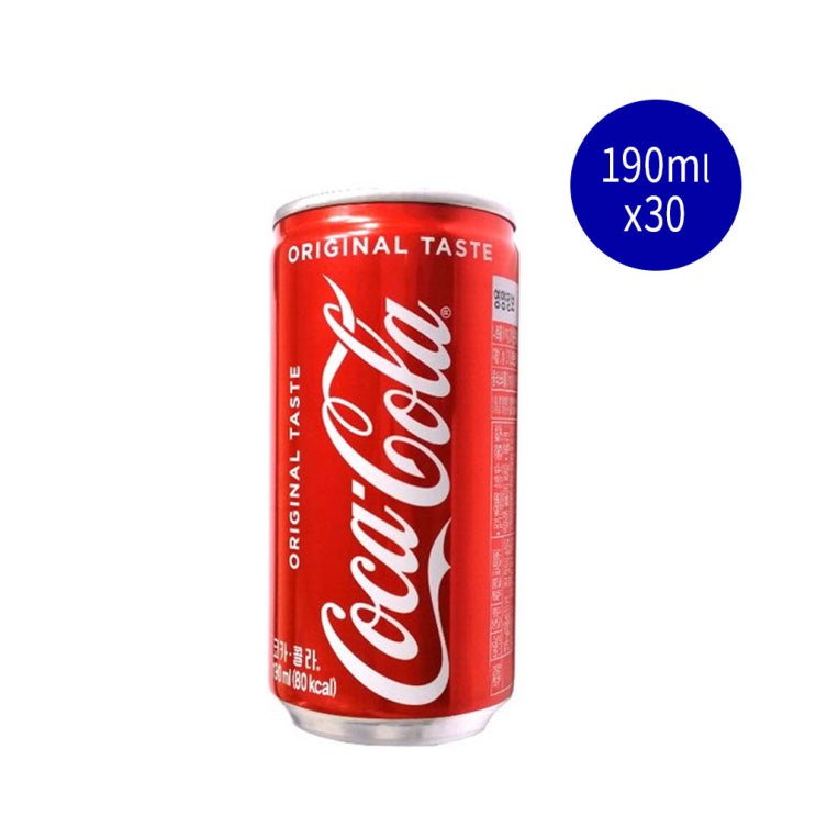 선택고민 해결 코카콜라 190ml x 30캔 미니캔, 30개 추천합니다 선택고민 해결 코카콜라 190ml x 30캔 미니캔, 30개 추천합니다