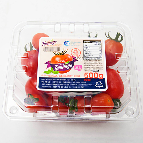 선택고민 해결 [프레시팜] 스테비아 토망고 대추방울 토마토 500g 1팩/ 2kg 4팩 (1박스), 500g(1팩) ···