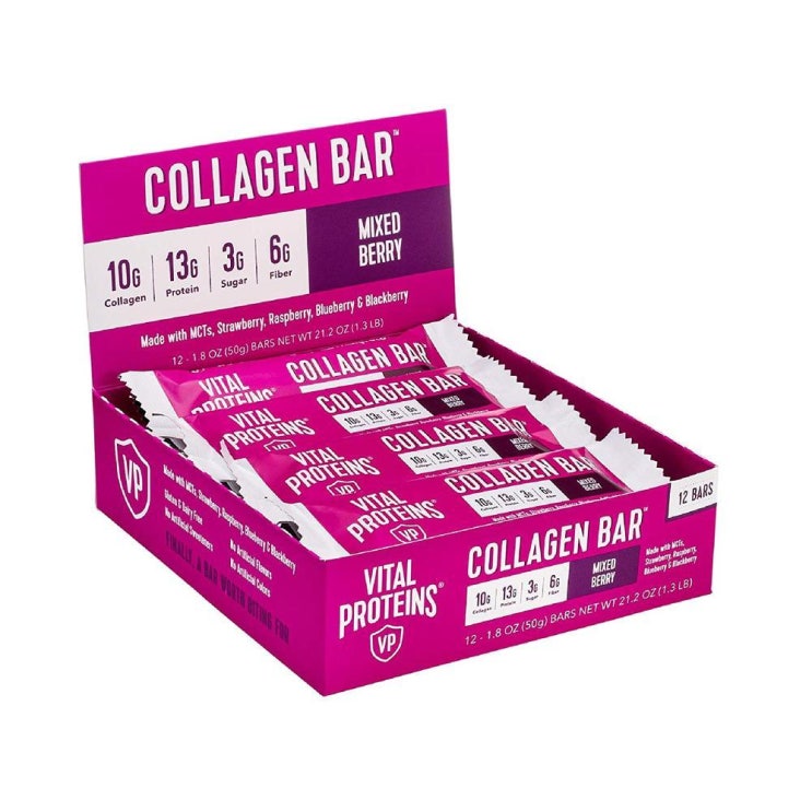 선호도 좋은 [수입 영양바] Collagen Protein Bars with MCTs - Vital Proteins Collagen Bars - 16-17g of Protein 6