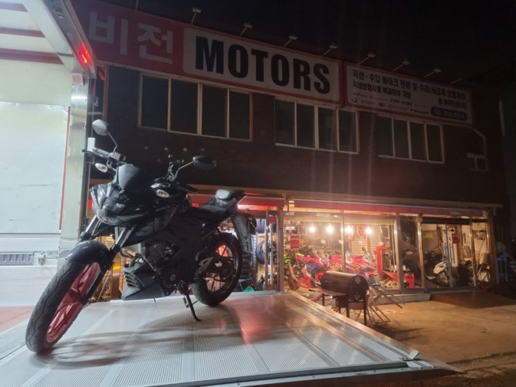  [부산] 바이크, 오토바이 전문 운송, 용달/ gsx-s125 (부산-> 평택)