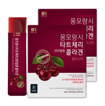  슈퍼쎈 타트체리 콜라겐 젤리스틱 수면을 부탁해