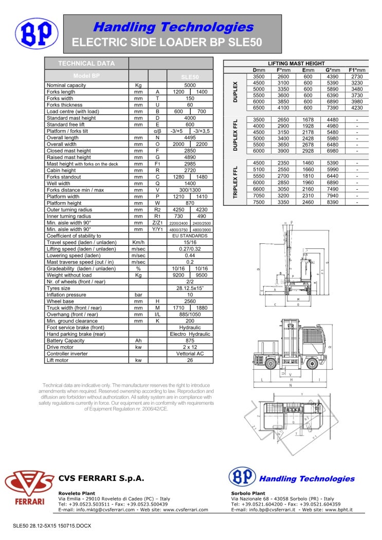 [SLE50-제원표] 5톤_BP 전동사이드로더(사이드지게차)