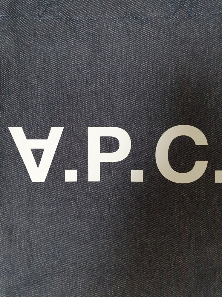  제품리뷰_아페쎄(A.P.C) 로르 인디고 데님 에코백