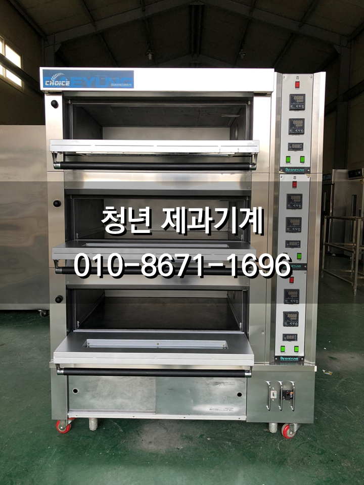  중고 대영 데크오븐 2매 3단 작업완료