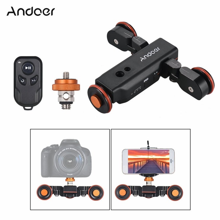 리뷰가 좋은 Andoer L4 PRO 전동 카메라 비디오 돌리 스케일 표시 전기 트랙 슬, 검정 ···