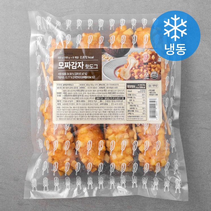 잘팔리는 키큰아이 모짜감자 핫도그 (냉동), 100g, 8개 ··· 잘팔리는 키큰아이 모짜감자 핫도그 (냉동), 100g, 8개 ···