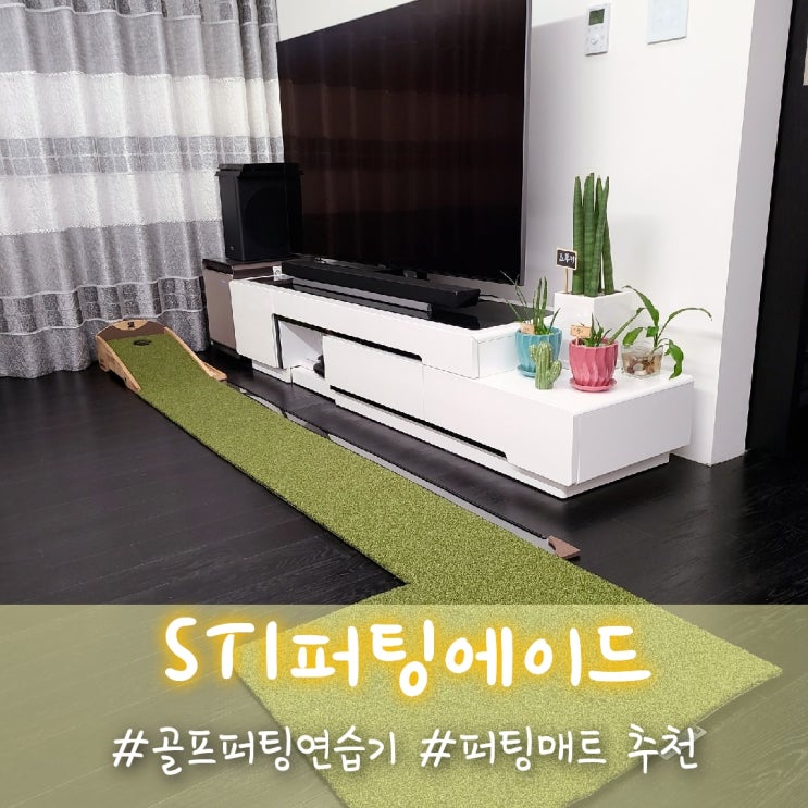  골프퍼팅연습기, 퍼팅매트로 집에서도 퍼팅연습하기