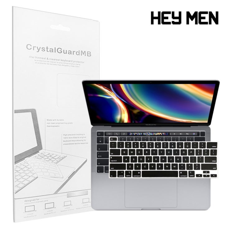 잘팔리는 헤이맨 맥북프로 M1 2020 13인치 TPU 키스킨 키보드 보호 자판 덮개, 1개, 블랙 / 프로 13 A2251/A2289 ··· 잘팔리는 헤이맨 맥북프로 M1 2020 13인치 TPU 키스킨 키보드 보호 자판 덮개, 1개, 블랙 / 프로 13 A2251/A2289 ···