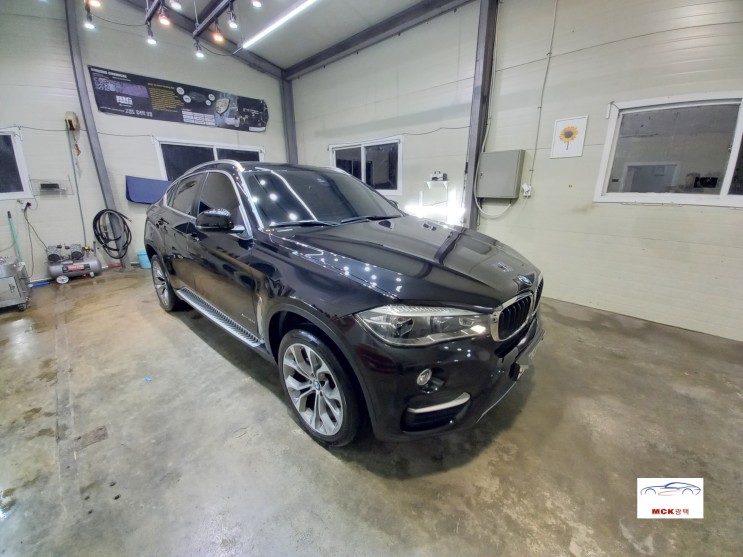 화성광택 BMW X6 수성광택·유리막코팅