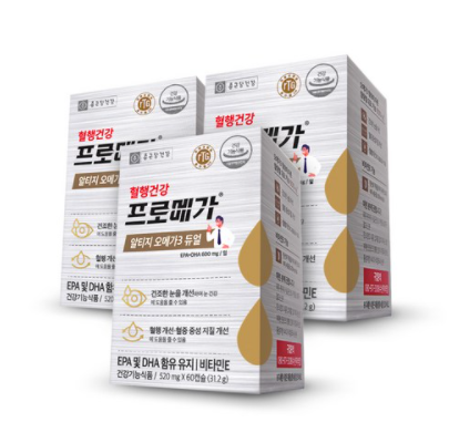  종근당 rTG 오메가3 촉촉한 눈을 위한 영양제