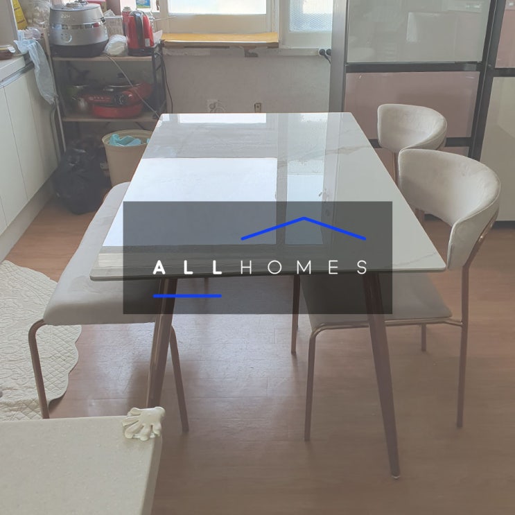 파주 동거리길 광탄면, 세라믹식탁 로즈골드식탁세트 배송후기!