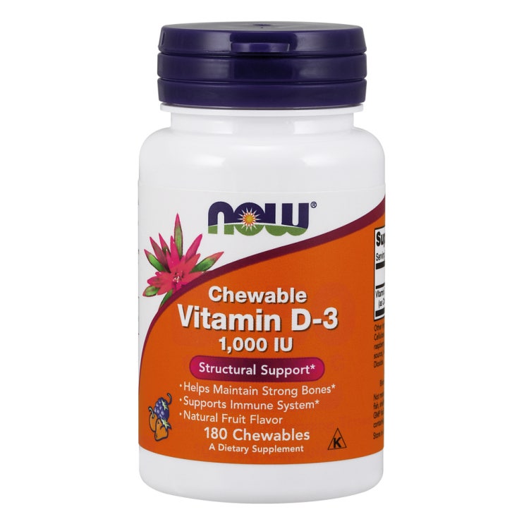 후기가 정말 좋은 Now Foods 츄어블 비타민 D-3 1000 IU, 180개입, 1개 ··· 후기가 정말 좋은 Now Foods 츄어블 비타민 D-3 1000 IU, 180개입, 1개 ···