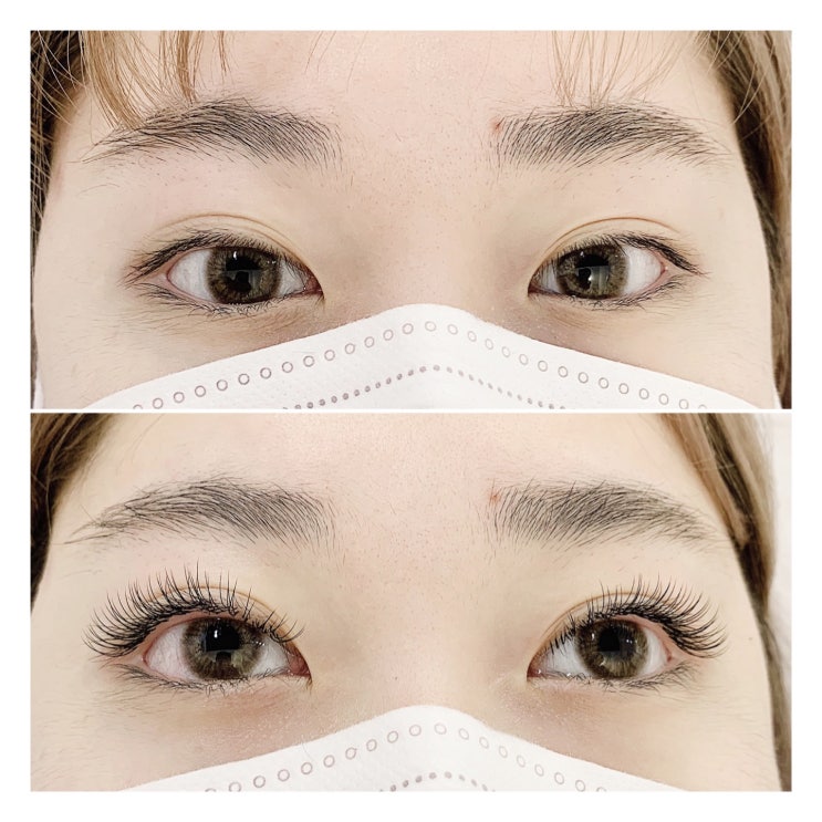  숱 많은 속눈썹에도 촘촘 가지런하게 속눈썹 연장!