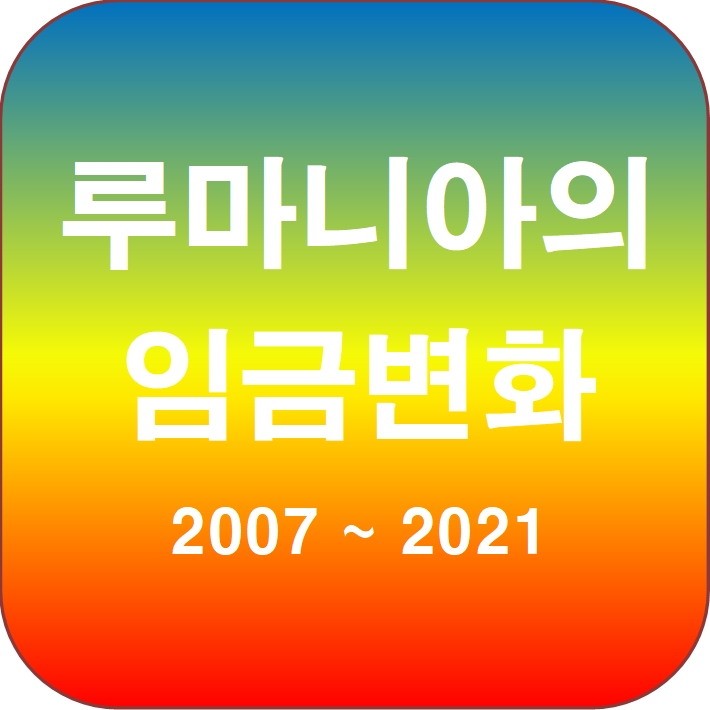 루마니아는 저임금 국가인가? :  2007~2021 급여 변화