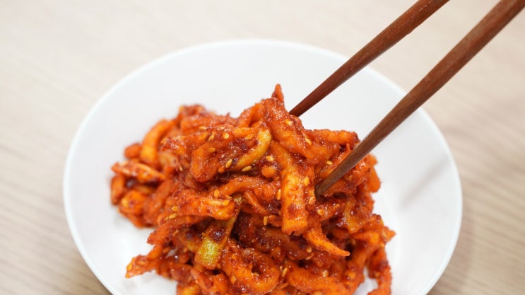  무말랭이무침 만드는 법, 영원한 인기 반찬 무우말랭이무침
