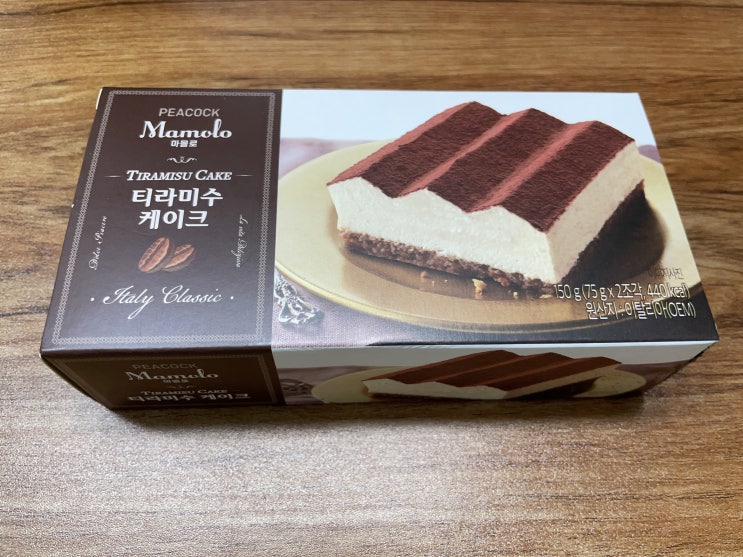  이마트 피코크 마몰로 티라미수 케이크 사 먹은 이야기