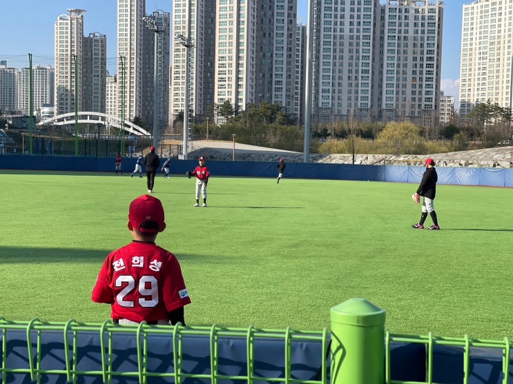 대전 서구 리틀 야구 3월 22일 연습 일지