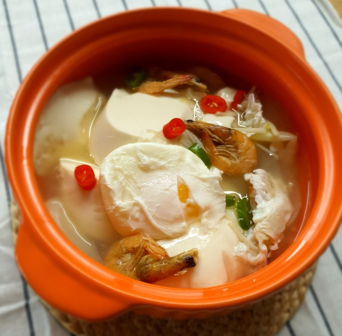  중하새우젓 두부찌개, 중하젓 넣은 맑은 순두부찌개