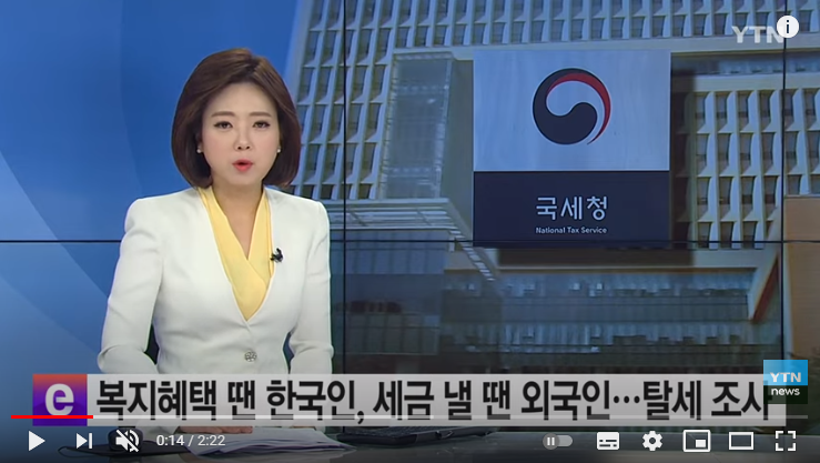 "복지혜택은 한국인, 세금낼 땐 외국인"...국세청, 역외탈세혐의 세무조사 / YTN "복지혜택은 한국인, 세금낼 땐 외국인"...국세청, 역외탈세혐의 세무조사 / YTN