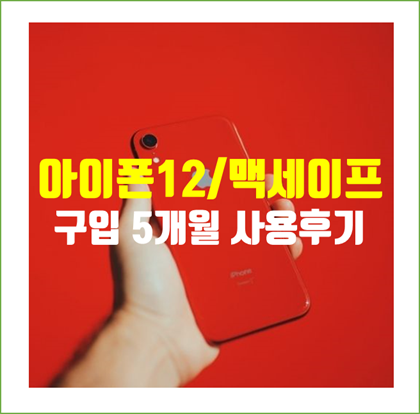  중국 상하이에서 애플 아이폰12, 맥세이프, 투명케이스, 고속충전아답터, 에어팟프로 구입 5개월 사용후기