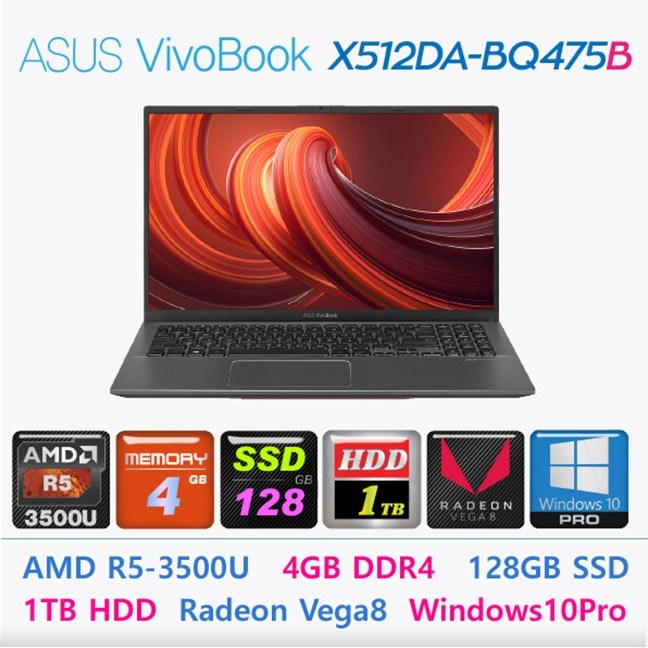 구매평 좋은 ASUS X512DA-BQ475 (Windows10 Pro 포함), 4GB, SSD 128GB+HDD1TB, Windows10 Pro ···