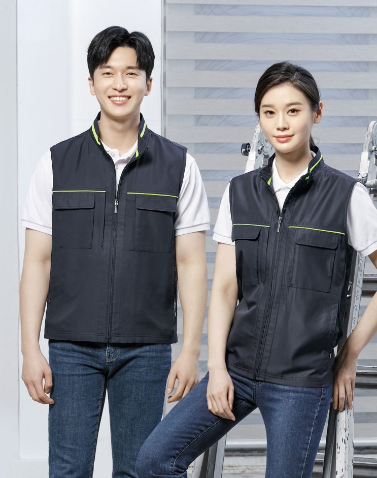  남녀공용 단체복  안전 망사 조끼 (작업조끼 / 저가 조끼 / 단체 조끼 / 작업용 조끼 / 방역 조끼 / 등 망사 조끼 / 세원사 /대구 서문시장 )