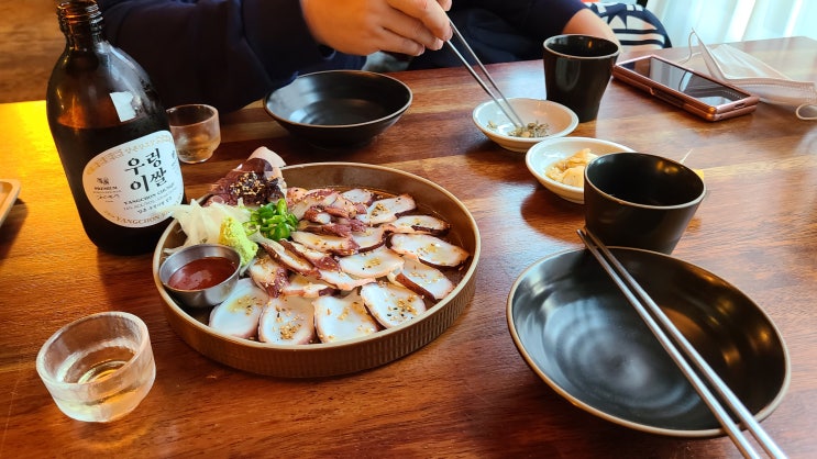 제주시청맛집 온평 레트로감성의 갬성술집 맛난 안주와 다양한 술