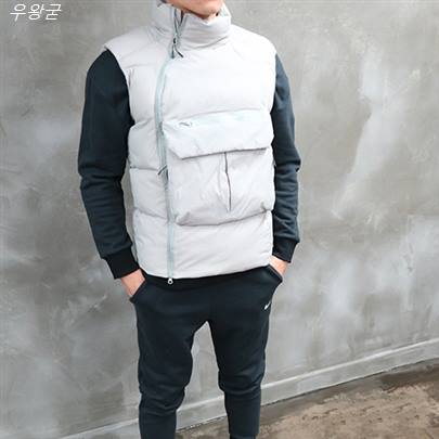  03.24. 기회상품 콘피아르 앞주머니 아노락 패딩조끼~ 진짜 리뷰