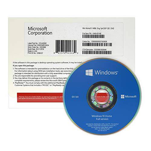 많이 찾는 윈도우 10 홈 64 비트 OEM DVD - 영어 - 완전한 포장된 생성물 - 윈도우 10, 상세내용참조, 상세내용참조 추천해요 많이 찾는 윈도우 10 홈 64 비트 OEM DVD - 영어 - 완전한 포장된 생성물 - 윈도우 10, 상세내용참조, 상세내용참조 추천해요