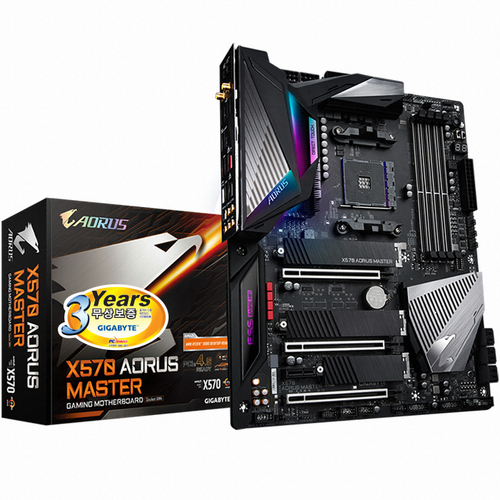 갓성비 좋은 GIGABYTE X570 AORUS MASTER (피씨디렉트) 추천해요