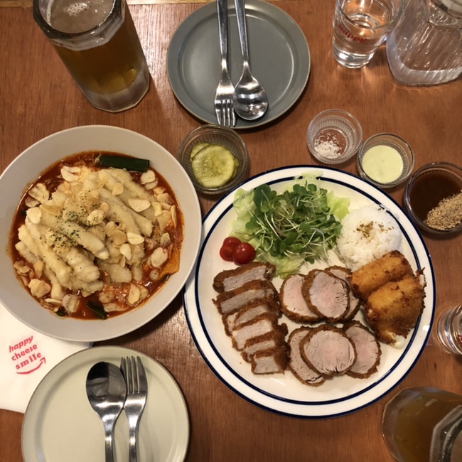  대구 월성동 맛집 | 해피치즈스마일, 떡볶이와 돈까스 :)