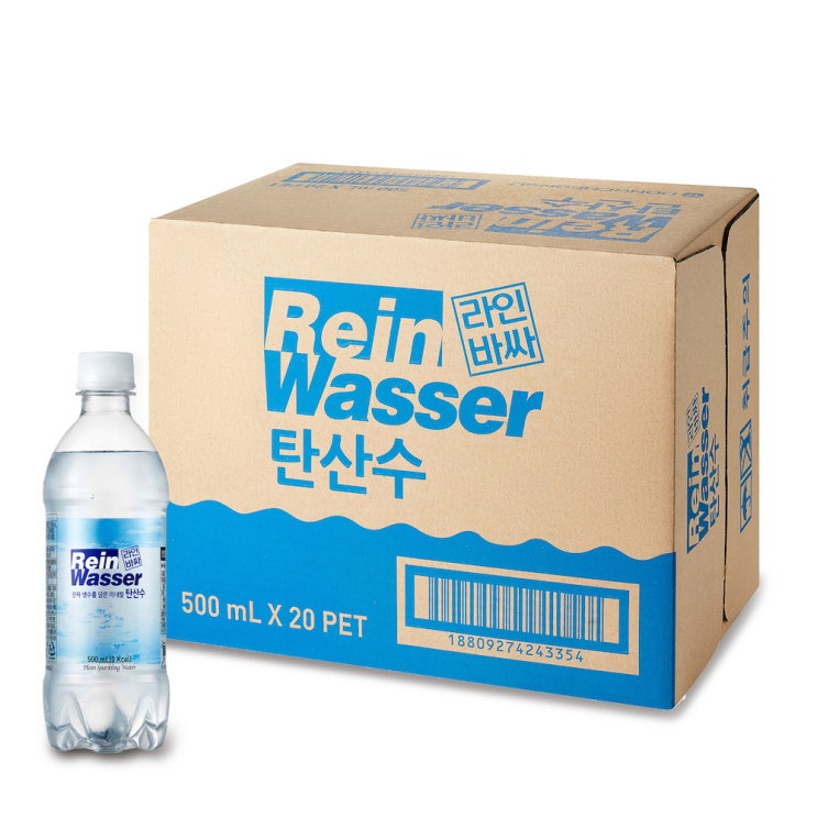 선호도 좋은 라인바싸 플레인 탄산수, 500ml, 20개 ··· 선호도 좋은 라인바싸 플레인 탄산수, 500ml, 20개 ···