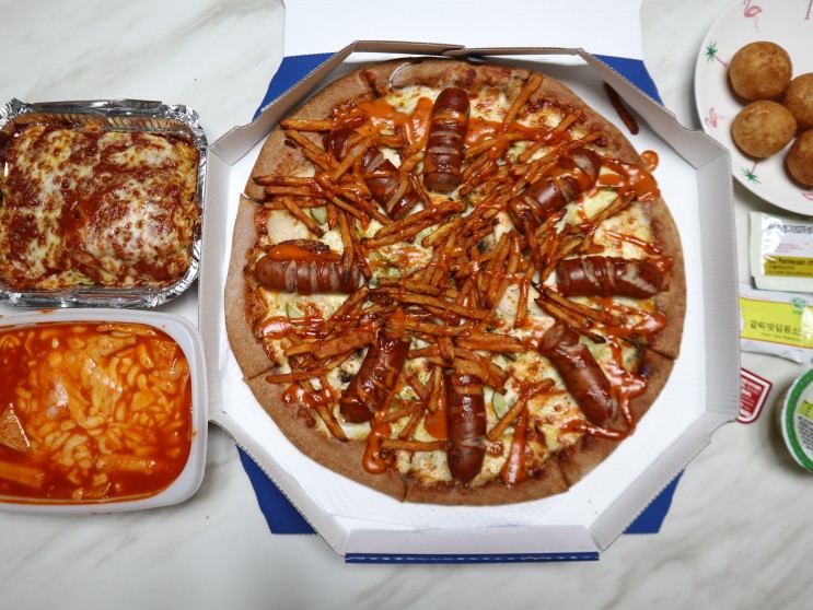 세종시 피자 새롬동 맛집 강정구의 피자생각 세종점 소시지어드벤처