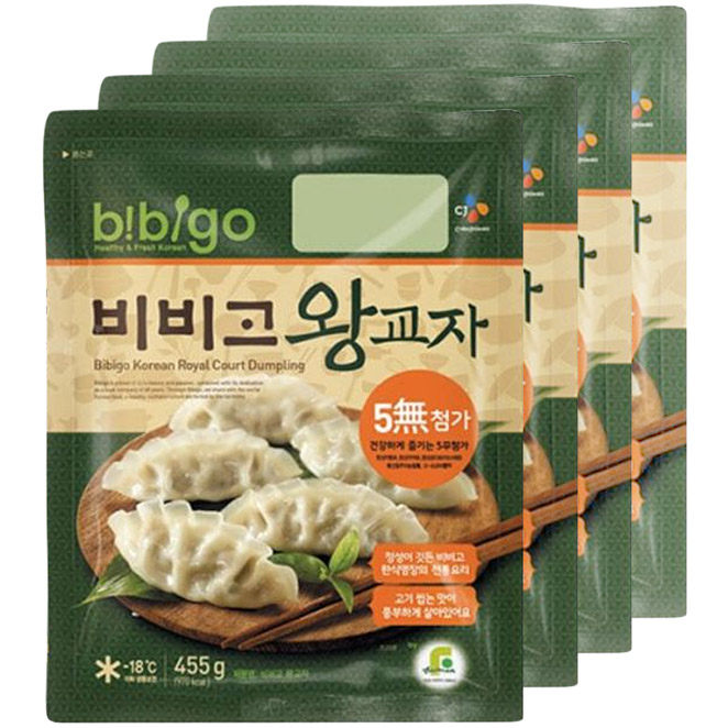 후기가 정말 좋은 비비고 왕교자, 455g, 4개 ···