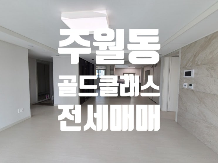  광주 남구 주월동 골드클래스 전세 매매 상담