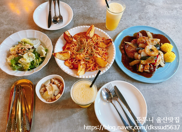 울산 율리 맛집 , 문수산쪽 분위기있는 브런치 레스토랑 '트레비올리'