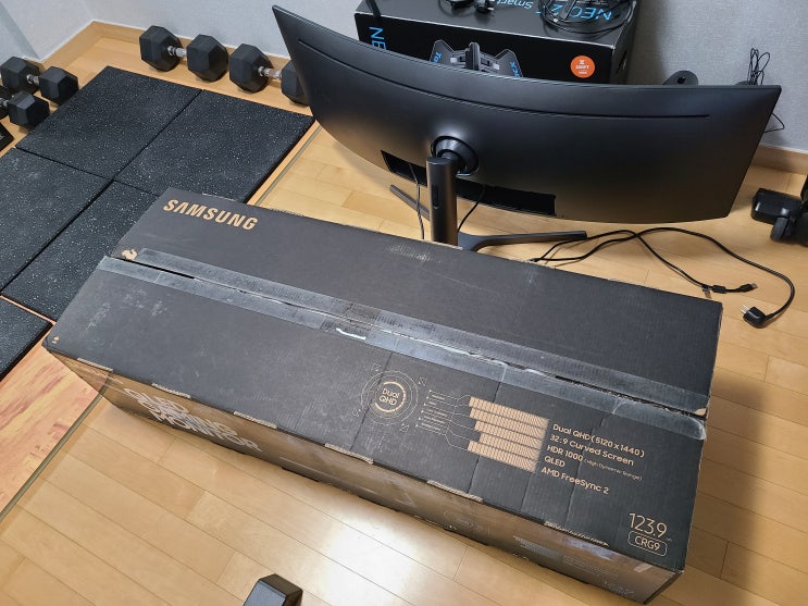  [판매완료] 삼성 C49RG90 #120Hz #49인치 #와이드게이밍모니터 #CRG90 #DQHD