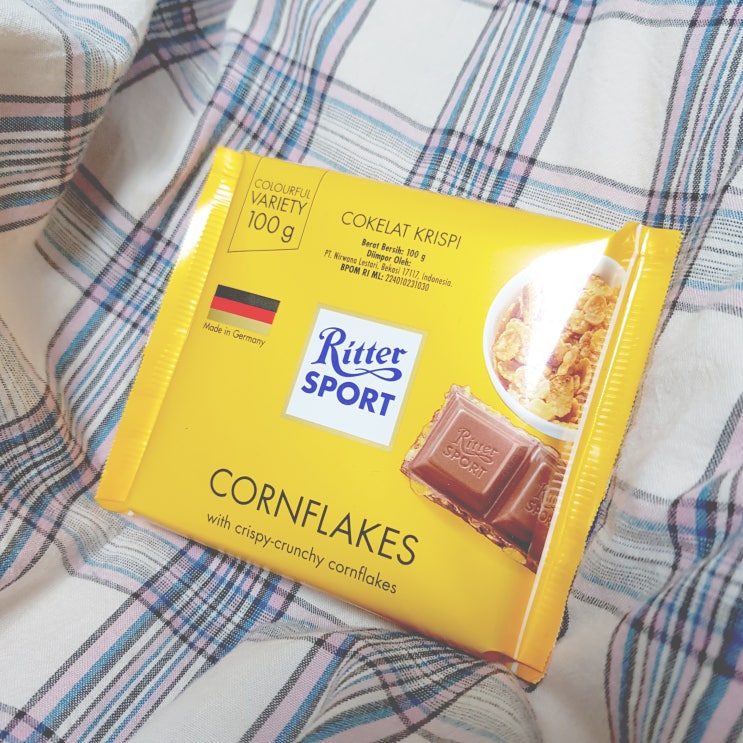 독일 대표 초콜릿, 리터스포트 초콜릿 리뷰! 콘플레이크와 초코의 조화