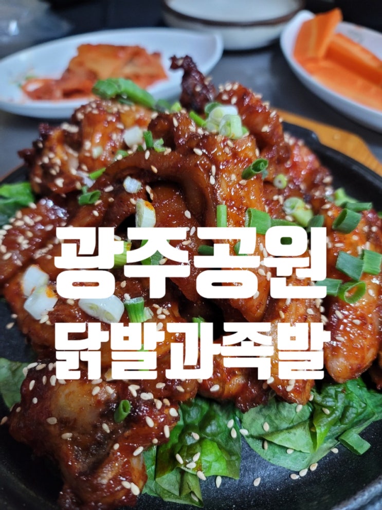  광주공원 건너편 닭발과족발 광주공원포차