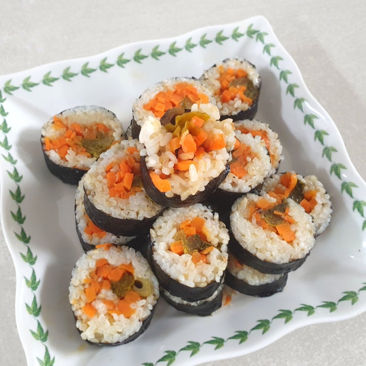 갓피클 갓김밥 올해도 만들어 먹어용 갓피클 갓김밥 올해도 만들어 먹어용