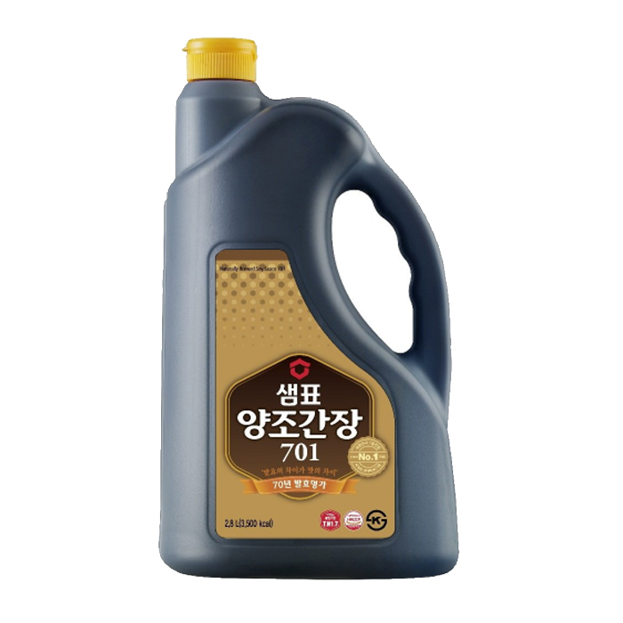 갓성비 좋은 샘표 양조간장 701 2.8L+ 사은품증정, 2.8L, 1개 좋아요 갓성비 좋은 샘표 양조간장 701 2.8L+ 사은품증정, 2.8L, 1개 좋아요
